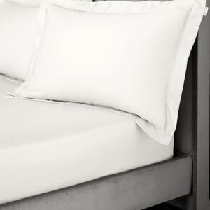 Bianca 400 Thread Count Cotton Sateen Single Fitted Sheet Ivory Bianca 400 Thread Count Cotton Sateen Single Fitted Sheet Ivory