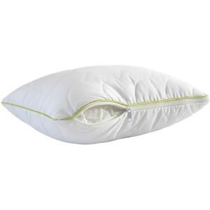 BERIBO Hotel Quality Pillow, 1000g Premium Hollow Fibre Fill, Removable Washable Zippered Quilted Cover, Hypoallergenic, with Carry Bag, White BERIBO Hotel Quality Pillow, 1000g Premium Hollow Fibre Fill, Removable Washable Zippered Quilted Cover, Hypoallergenic, with Carry Bag, White