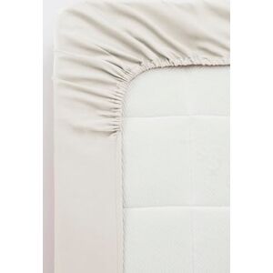 Jotex Zack Satin Fitted Sheet Exclusive Satin Made from Organic Cotton GOTS Certified Fitted Sheet with Elastic Band Beige, 120 x 200 cm Jotex Zack Satin Fitted Sheet Exclusive Satin Made from Organic Cotton GOTS Certified Fitted Sheet with Elastic Band Beige, 120 x 200 cm