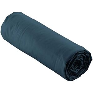 Douceur d'Intérieur , Percale Fitted Sheet 90 x 190 cm Midnight Blue 100% Cotton Percale Douceur d'Intérieur , Percale Fitted Sheet 90 x 190 cm Midnight Blue 100% Cotton Percale