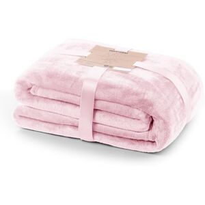 DecoKing Deluxe Microfibre Fleece Super Soft Touch Snug Blanket/Sofa Bed Throw Powderpink Grey 70x150 cm Mic DecoKing Deluxe Microfibre Fleece Super Soft Touch Snug Blanket/Sofa Bed Throw Powderpink Grey 70x150 cm Mic