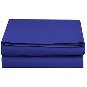 Elegant Comfort Premium Hotel Quality 1-Piece Flat Sheet, Luxury & Softest 1500 Thread Count Egyptian Quality Bedding Flat Sheet, Wrinkle, Stain and Fade Resistant, Twin/Twin XL, Royal Blue Elegant Comfort Premium Hotel Quality 1-Piece Flat Sheet, Luxury & Softest 1500 Thread Count Egyptian Quality Bedding Flat Sheet, Wrinkle, Stain and Fade Resistant, Twin/Twin XL, Royal Blue