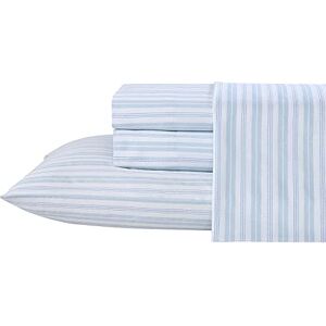 Laura Ashley Queen Sheets - Blue Cotton Bedding Set - Breathable & Soft Laura Ashley Queen Sheets - Blue Cotton Bedding Set - Breathable & Soft