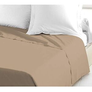 Home Linge Passion Beige Cotton Bed Sheet 180x290cm - Bed Sheet Home Linge Passion Beige Cotton Bed Sheet 180x290cm - Bed Sheet