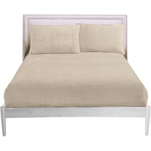 GC GAVENO CAVAILIA Fitted Sheet Single Bed (91x193 cm) Cozy Teddy Bear Bedding Fleece Fitted Sheets, Soft Fluffy Plain Single Bed Sheet 25cm Deep Elastic Corners Washable & Easycare, Cream GC GAVENO CAVAILIA Fitted Sheet Single Bed (91x193 cm) Cozy Teddy Bear Bedding Fleece Fitted Sheets, Soft Fluffy Plain Single Bed Sheet 25cm Deep Elastic Corners Washable & Easycare, Cream