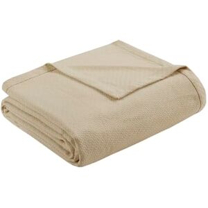 Madison Park Premier Comfort Liquid Cotton Blanket - Twin - Linen Madison Park Premier Comfort Liquid Cotton Blanket - Twin - Linen