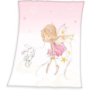Herding Little Fairy Fleece Blanket, 130 x 160 cm, 100% Polyester, Fleece, Pink Herding Little Fairy Fleece Blanket, 130 x 160 cm, 100% Polyester, Fleece, Pink