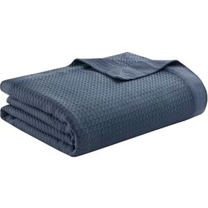 Madison Park 100% Egyptian Cotton Lightweight Summer Blanket, Breathable Waffle Knit Design, Soft Cozy All-Season Throw for Bed, Couch or Sofa, Blue King Size (108"x90") Madison Park 100% Egyptian Cotton Lightweight Summer Blanket, Breathable Waffle Knit Design, Soft Cozy All-Season Throw for Bed, Couch or Sofa, Blue King Size (108"x90")