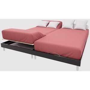 Soleil d'ocre , TPR Fitted Sheet 57 Thread Count Cotton 2 x 70 x 190 cm Brick Soleil d'ocre , TPR Fitted Sheet 57 Thread Count Cotton 2 x 70 x 190 cm Brick