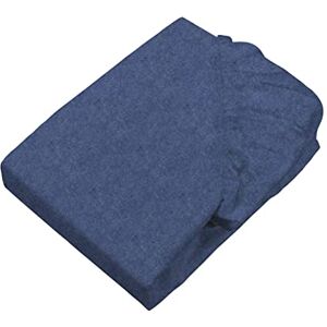 SETEX Flannelette 1110 140200 407 306 (SE0) Melange Fitted Sheet 140 x 200 cm Approx. 90% Cotton/Approx. 10% Polyester Navy Blue SETEX Flannelette 1110 140200 407 306 (SE0) Melange Fitted Sheet 140 x 200 cm Approx. 90% Cotton/Approx. 10% Polyester Navy Blue