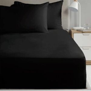 Kampala Hill Homespace Direct 180 Thread Count Percale Deep Fitted Sheet Soft Bedding Black Single Kampala Hill Homespace Direct 180 Thread Count Percale Deep Fitted Sheet Soft Bedding Black Single