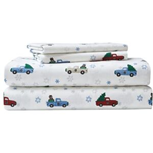 Eddie Bauer Flannel Collection Cotton Bedding Sheet Set, Pre-Shrunk & Brushed for Extra Softness, Comfort, and Cozy Feel, Queen, Winter Outing Eddie Bauer Flannel Collection Cotton Bedding Sheet Set, Pre-Shrunk & Brushed for Extra Softness, Comfort, and Cozy Feel, Queen, Winter Outing