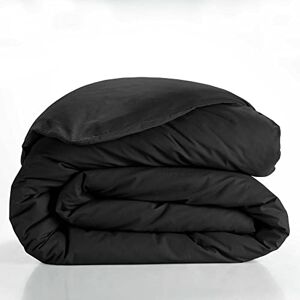 Douceur d'intérieur Lina Duvet Cover - Cotton, Black, 260x240 cm Douceur d'intérieur Lina Duvet Cover - Cotton, Black, 260x240 cm