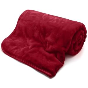 Kampala Hill Mink Blanket/Throw Red 127 x 152cm Kampala Hill Mink Blanket/Throw Red 127 x 152cm