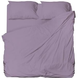 hermet Microfibre Double Bed Sheet Set, Lilac, Complete Bed, Top Sheet, Fitted Sheet, Pair of Pillowcases, Winner hermet Microfibre Double Bed Sheet Set, Lilac, Complete Bed, Top Sheet, Fitted Sheet, Pair of Pillowcases, Winner