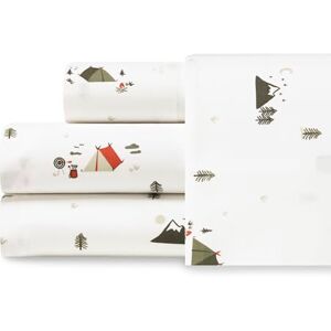 Eddie Bauer Twin Sheets, Cotton Percale Bedding Set, Crisp & Cool Home Decor (Cascade Camping, Twin) Eddie Bauer Twin Sheets, Cotton Percale Bedding Set, Crisp & Cool Home Decor (Cascade Camping, Twin)
