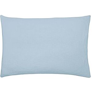 ESSIX Cotton Gauze Pillowcase 50 x 75 cm Tendresse Heure Bleue, , Blue ESSIX Cotton Gauze Pillowcase 50 x 75 cm Tendresse Heure Bleue, , Blue