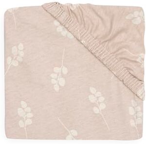 Jollein Jersey Fitted Sheet Twig, Wild Rose 70 x 140 cm 100% Cotton Fitted Sheet Beige with Dusky Pink Branches Jollein Jersey Fitted Sheet Twig, Wild Rose 70 x 140 cm 100% Cotton Fitted Sheet Beige with Dusky Pink Branches