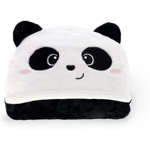 LEGAMI Cosy Hugs Panda Hooded Blanket with Hand Warmer Pockets and Hood, Polyester Blanket, Button Closure, 150 x 125 cm LEGAMI Cosy Hugs Panda Hooded Blanket with Hand Warmer Pockets and Hood, Polyester Blanket, Button Closure, 150 x 125 cm