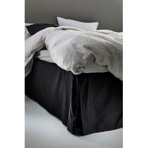 Jotex Colour Bed Skirt Organic Cotton Bed Skirt, Height 45 cm Black, 90 x 200 cm Jotex Colour Bed Skirt Organic Cotton Bed Skirt, Height 45 cm Black, 90 x 200 cm