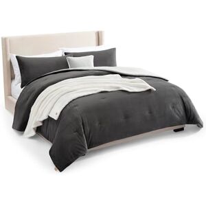 Ugg Remina Comforter Set 5 Piece Bed in a Bag with Throw Blanket, Decorative Pillow, Shams, and Reversible Comforter Hypoallergenic Washable Luxury Plush Warm Fluffy Bedding Set, King, Charcoal Grey Ugg Remina Comforter Set 5 Piece Bed in a Bag with Throw Blanket, Decorative Pillow, Shams, and Reversible Comforter Hypoallergenic Washable Luxury Plush Warm Fluffy Bedding Set, King, Charcoal Grey