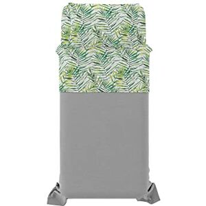 Italian Bed Linen Dafne 100% Microfibre Duvet Cover Set, Honolulu, Single Italian Bed Linen Dafne 100% Microfibre Duvet Cover Set, Honolulu, Single