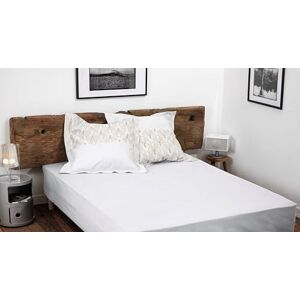 Home Linge Passion White Fitted Sheet 140 x 190 cm + 25 cm 100% Cotton 57 Thread Count (Label Oeko-Tex) Home Linge Passion White Fitted Sheet 140 x 190 cm + 25 cm 100% Cotton 57 Thread Count (Label Oeko-Tex)