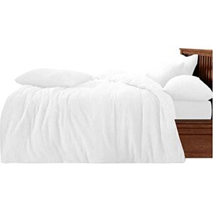 GC GAVENO CAVAILIA Fluffy Teddy Fleece Duvet Cover Set King Size – Cuddly Soft Bedding with Matching Pillowcases Warm Comfortable Fluffy Quilt Cover Bed Set Perfect for Winter Season, White GC GAVENO CAVAILIA Fluffy Teddy Fleece Duvet Cover Set King Size – Cuddly Soft Bedding with Matching Pillowcases Warm Comfortable Fluffy Quilt Cover Bed Set Perfect for Winter Season, White