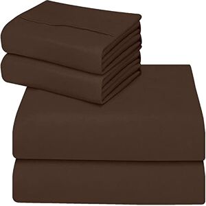 ComfyWell Full Microfiber Deep Pocket Fitted Sheet - Brown - Bed Type ComfyWell Full Microfiber Deep Pocket Fitted Sheet - Brown - Bed Type