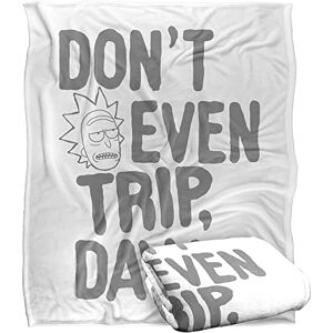 LOGOVISION RICK AND MORTY Blanket, 152 x 127 cm The Don't Even Trip Silky Touch Super Soft Throw Blanket LOGOVISION RICK AND MORTY Blanket, 152 x 127 cm The Don't Even Trip Silky Touch Super Soft Throw Blanket