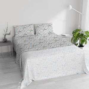 Italian Bed Linen Ida Cotton Double Bed Sheet Set, Made in Italy – Complete Bed Set, Fitted Sheet, Top Sheet 240 x 300 cm and 2 Pillowcases with Inner Flap (Double, Ermes) Italian Bed Linen Ida Cotton Double Bed Sheet Set, Made in Italy – Complete Bed Set, Fitted Sheet, Top Sheet 240 x 300 cm and 2 Pillowcases with Inner Flap (Double, Ermes)