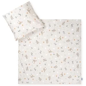 Julius Zöllner Savannah Jersey Bed Linen, Beige, Size 80 x 80 cm and 35 x 40 cm, Baby Bedding, Tested for Harmful Substances Julius Zöllner Savannah Jersey Bed Linen, Beige, Size 80 x 80 cm and 35 x 40 cm, Baby Bedding, Tested for Harmful Substances