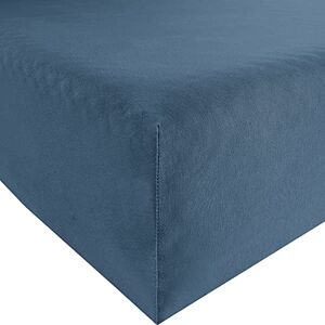 Bassetti 9260298 Fitted Sheet Plain B1/831 Oltremare Cotton/Elastane 140 x 200 cm / 160 x 220 cm Bassetti 9260298 Fitted Sheet Plain B1/831 Oltremare Cotton/Elastane 140 x 200 cm / 160 x 220 cm