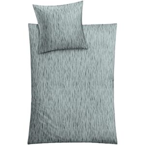 KLEINE WOLKE Mino Silver Satin Bedding - Bed Linen KLEINE WOLKE Mino Silver Satin Bedding - Bed Linen