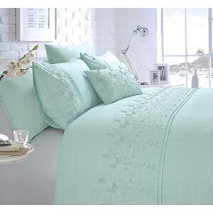Rapport Home Luxury Embroidered Papillon Blue Double Bedding Duvet Cover Set Rapport Home Luxury Embroidered Papillon Blue Double Bedding Duvet Cover Set