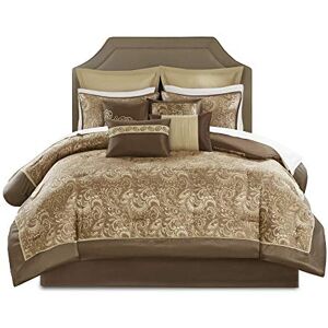 Madison Park Queen Hypoallergenic Faux Silk Bedding Set - Bedding set Madison Park Queen Hypoallergenic Faux Silk Bedding Set - Bedding set