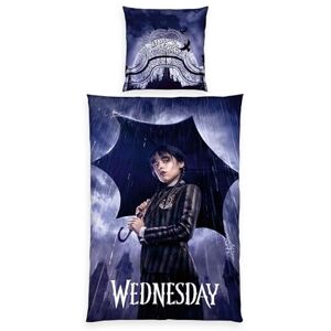 Herding Wednesday Bed Linen, Pillowcase Approx. 80 x 80 cm, Duvet Cover Approx. 135 x 200 cm, with Branded Zip, 100% Cotton/Renforcé, Design 1 Herding Wednesday Bed Linen, Pillowcase Approx. 80 x 80 cm, Duvet Cover Approx. 135 x 200 cm, with Branded Zip, 100% Cotton/Renforcé, Design 1