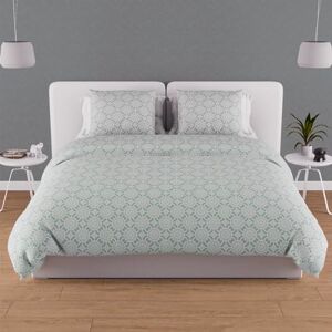 Soleil d'ocre , Esmeralda Duvet Cover Set in 57 Thread Count Cotton 240 x 220 cm Green Soleil d'ocre , Esmeralda Duvet Cover Set in 57 Thread Count Cotton 240 x 220 cm Green