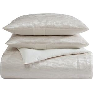 Vera Wang King Comforter Set, Luxury Bedding with Matching Shams, Designer Home Decor (Illusion Ivory, King) Vera Wang King Comforter Set, Luxury Bedding with Matching Shams, Designer Home Decor (Illusion Ivory, King)