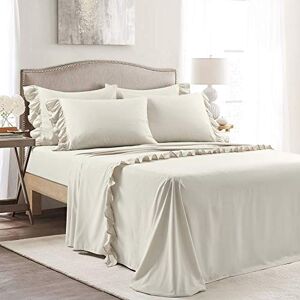 Lush Decor Reyna Ruffle Sheet Set - Queen Bed Sheets - Elegant & Comfortable Lush Decor Reyna Ruffle Sheet Set - Queen Bed Sheets - Elegant & Comfortable