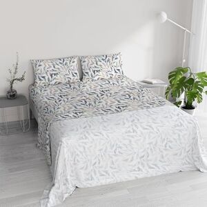 Italian Bed Linen Ida Cotton Double Bed Sheet Set, Made in Italy – Complete Bed Set, Fitted Sheet, Top Sheet 240 x 300 cm and 2 Pillowcases with Inner Flap (Double, Vest) Italian Bed Linen Ida Cotton Double Bed Sheet Set, Made in Italy – Complete Bed Set, Fitted Sheet, Top Sheet 240 x 300 cm and 2 Pillowcases with Inner Flap (Double, Vest)