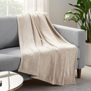 Serta Cozy Plush Thick Fuzzy Soft Throw Blanket for Bed and Couch, 60 in x 80 in, Taupe Serta Cozy Plush Thick Fuzzy Soft Throw Blanket for Bed and Couch, 60 in x 80 in, Taupe