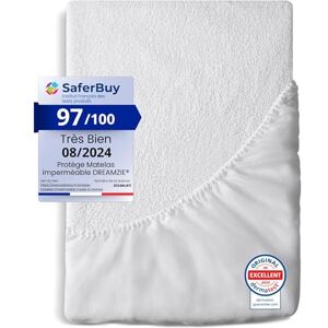 Dreamzie Waterproof Mattress Protector 70 x 190 cm by (Made in EU and OEKO TEX) Mattress Protector 18cm Deep (2ft 3,5ft x 6ft 3") Dreamzie Waterproof Mattress Protector 70 x 190 cm by (Made in EU and OEKO TEX) Mattress Protector 18cm Deep (2ft 3,5ft x 6ft 3")