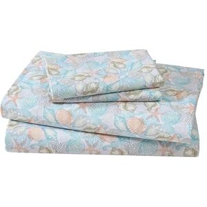 Elite Home Products Soft Hotel Coastal Microfiber Printed Sheet Set - Coco Pastel - Bed Sheet Set Elite Home Products Soft Hotel Coastal Microfiber Printed Sheet Set - Coco Pastel - Bed Sheet Set