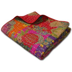 Greenland Home Jewel Quilted Throw - Multi Greenland Home Jewel Quilted Throw - Multi