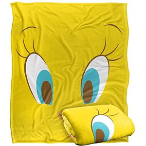LOGOVISION LOONEY TUNES Blanket, 152 x 127 cm, Tweety Head Silky Touch Super Soft Throw LOGOVISION LOONEY TUNES Blanket, 152 x 127 cm, Tweety Head Silky Touch Super Soft Throw