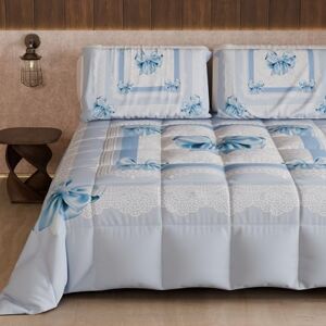 Petti Artigiani Italiani Winter Quilt - Double Bed & Half, Light Blue Petti Artigiani Italiani Winter Quilt - Double Bed & Half, Light Blue
