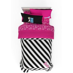 Franco Barbie 1959 Super Soft Cozy Reversible Comforter and Sheet Set, 4 Piece Twin Size, (Official Licensed Product) Collectibles Franco Barbie 1959 Super Soft Cozy Reversible Comforter and Sheet Set, 4 Piece Twin Size, (Official Licensed Product) Collectibles