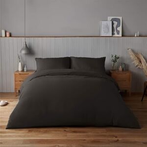Silentnight Supersoft Duvet Set Cosy & Comfortable Delicate Touch Luxurious Easy Care Microfibre with Button Fastening Stylish & Modern Duvet Quilt Cover + Pillowcase Bed Set, Black, Single Silentnight Supersoft Duvet Set Cosy & Comfortable Delicate Touch Luxurious Easy Care Microfibre with Button Fastening Stylish & Modern Duvet Quilt Cover + Pillowcase Bed Set, Black, Single