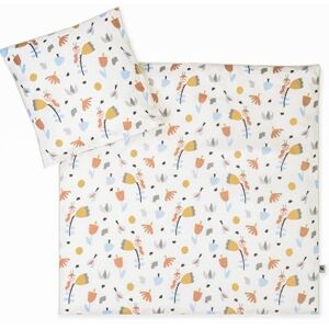 Julius Zöllner Organic Crazy Flowers Bed Linen, Size 80 x 80 and 35 x 40 cm, Baby Bedding, Tested for Harmful Substances Julius Zöllner Organic Crazy Flowers Bed Linen, Size 80 x 80 and 35 x 40 cm, Baby Bedding, Tested for Harmful Substances